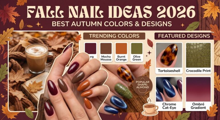 Fall Nail Ideas for 2026: Best Autumn Colors & Designs